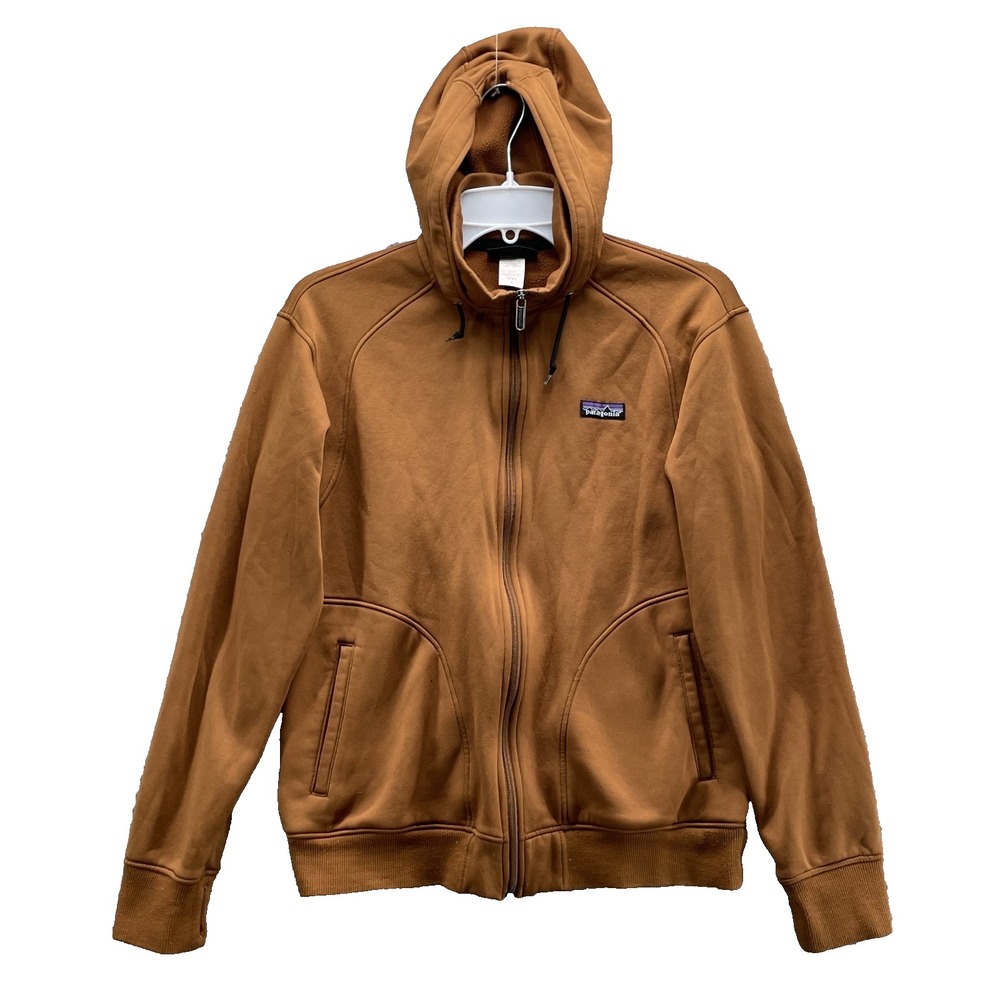 Patagonia Fleece Lined Zip Hoodie Mens Small Training Athletic Training Workwear